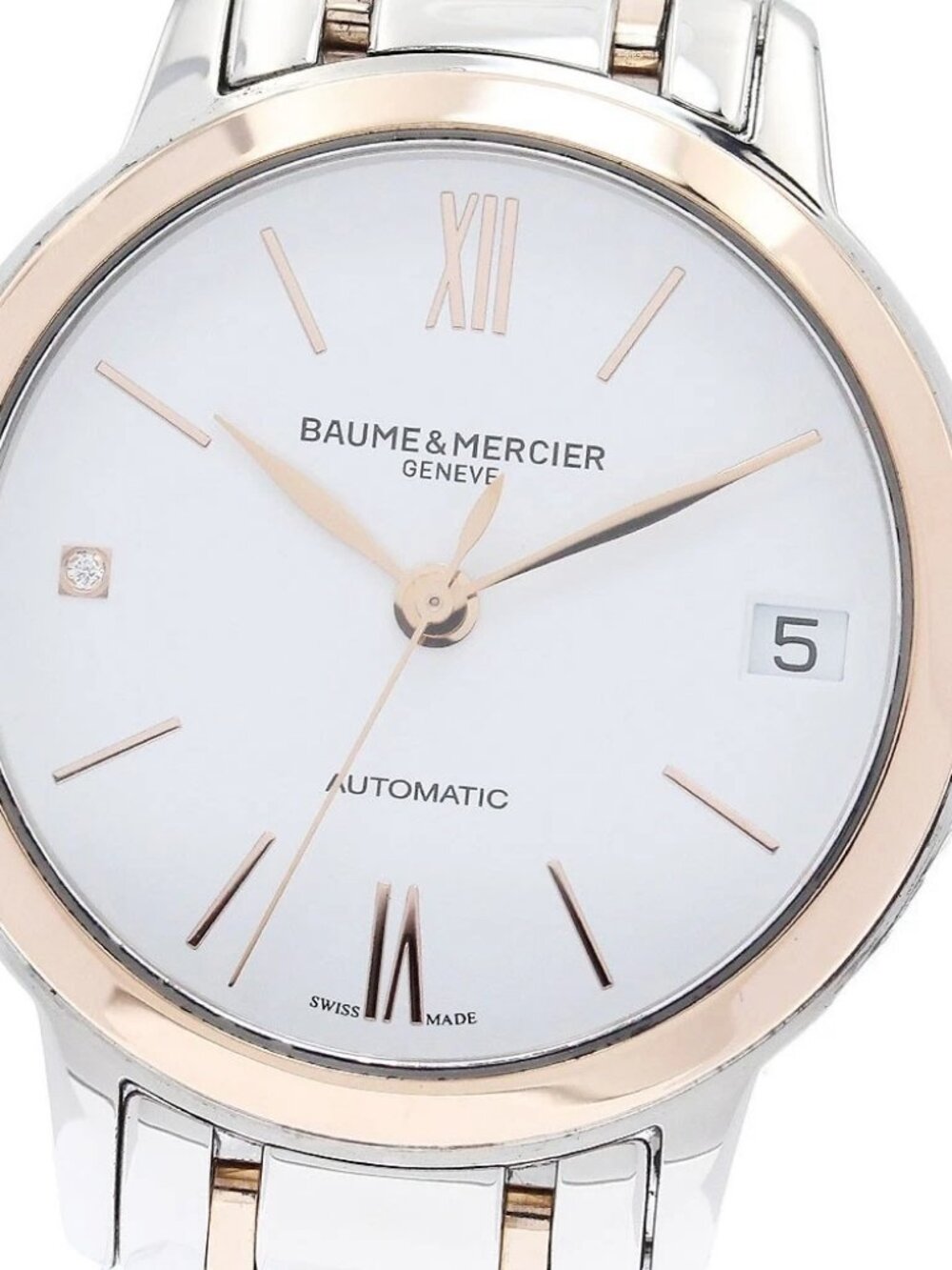Baume & Mercier Classima M0A10457 Date 1P diamond Automatic Ladies Watch_948020
